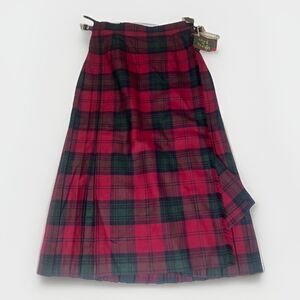 Vintage O’Neil of Dublin Wool Tartan Kilt Skirt | Made in Ireland | 28” Waist